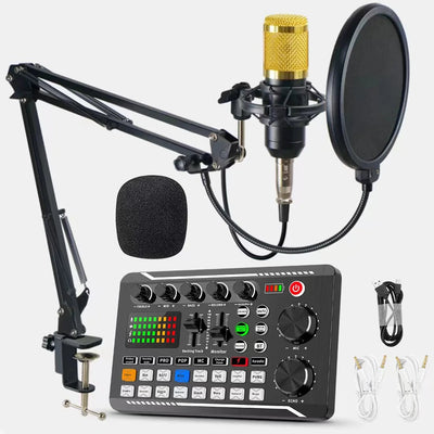 Lorvyo F998 Podcast Microphone and Sound Card Kit — product view 1