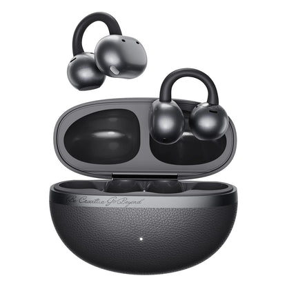 CT06 Clip On Earbuds Open Ear Wireless Bluetooth 6.0 Headphones with 4 Mic 35H Earbuds Comfortable for Running