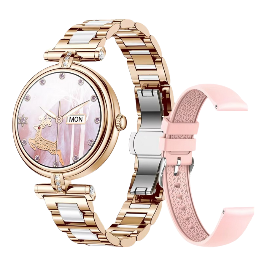 Lorvyo DM62 Slim Round Smartwatch — product view 1