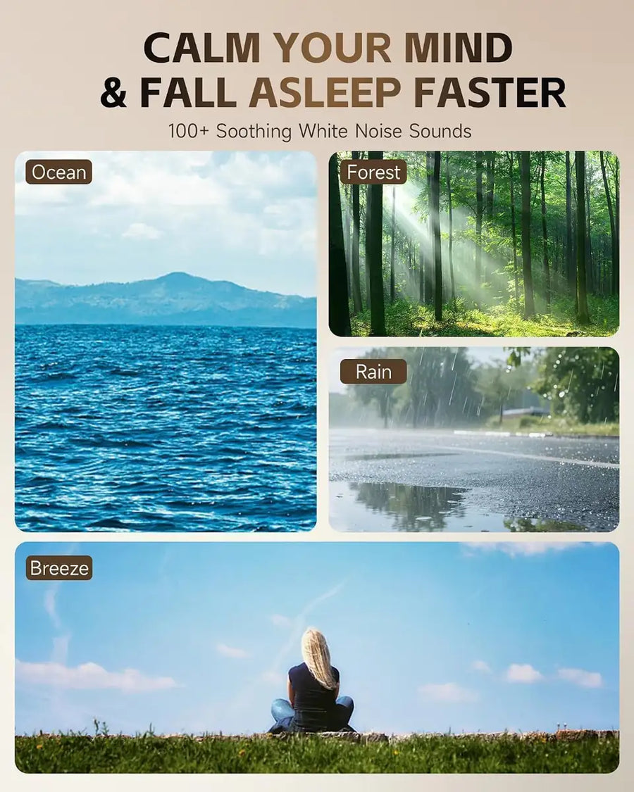 Companion app relaxing sound library